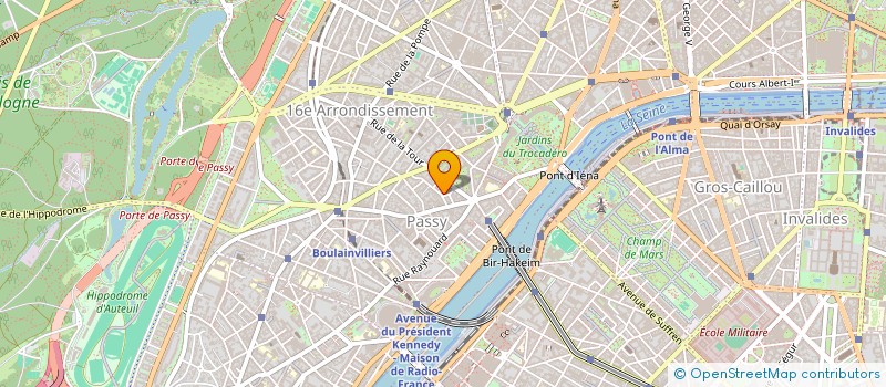 localisation de l'entreprise SCI BE  PARIS