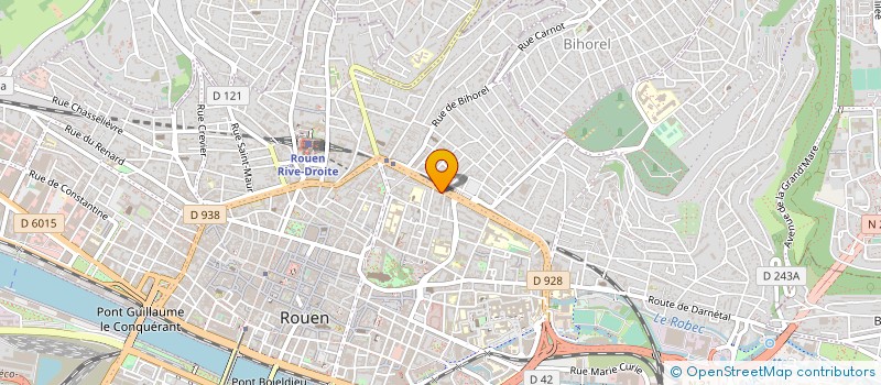 localisation de l'entreprise SCI BE & BE à ROUEN