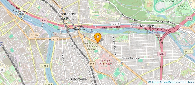 localisation de l'entreprise SCI BE & BE à MAISONS-ALFORT