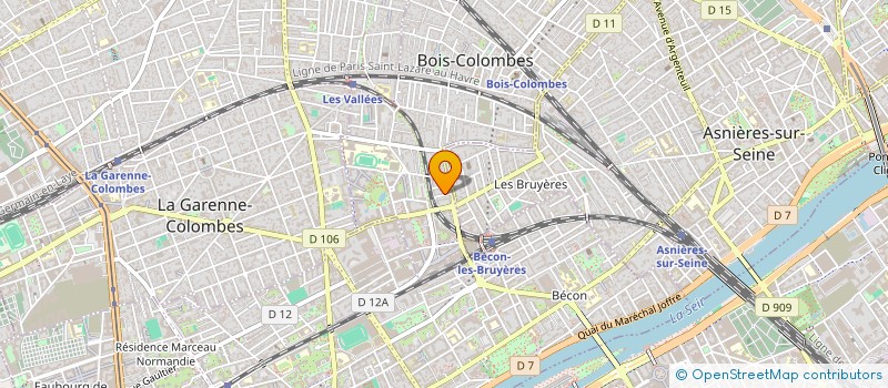 localisation de l'entreprise SCI BE COMBI à BOIS-COLOMBES