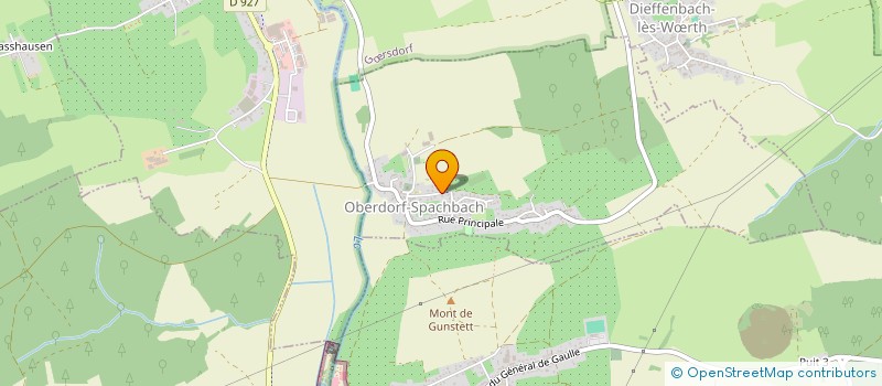 localisation de l'entreprise SCI BE FIVE  OBERDORF-SPACHBACH
