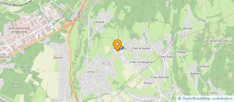 localisation de l'entreprise SCI BE HAPPY  CRANVES-SALES