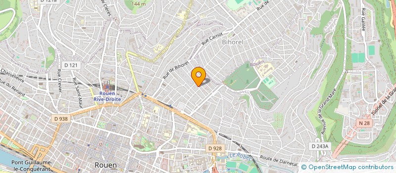localisation de l'entreprise SCI BE HOME à ROUEN