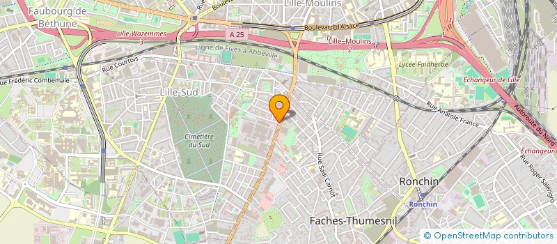 localisation de l'entreprise SCI BE IMMO à LILLE