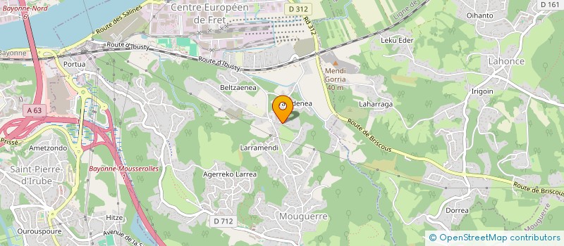 localisation de l'entreprise SCI BE-IMMO  MOUGUERRE