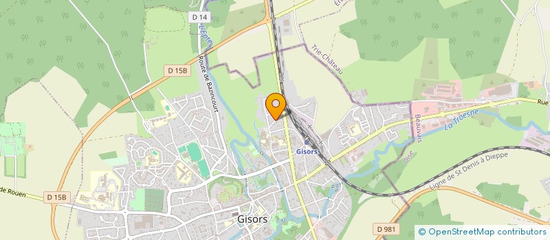 localisation de l'entreprise SCI BE.MI à GISORS