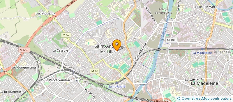 localisation de l'entreprise SCI BE&OL  SAINT-ANDRE-LEZ-LILLE