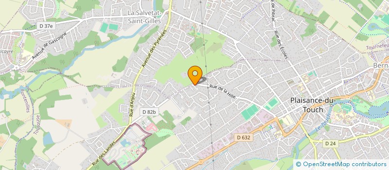 localisation de l'entreprise SCI BE.PA.MA.  PLAISANCE-DU-TOUCH