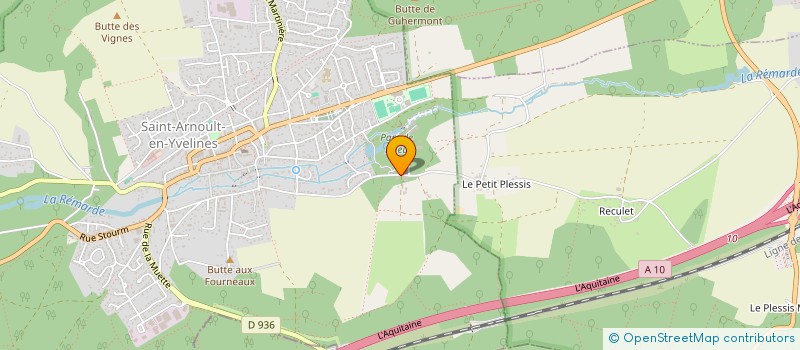 localisation de l'entreprise SCI BE3M  SAINT-ARNOULT-EN-YVELINES