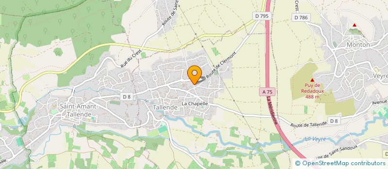 localisation de l'entreprise SCI BE7 IMMOBILIER  TALLENDE