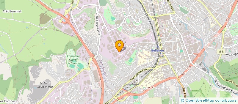 localisation de l'entreprise SCI BEA 2025  SAINT-ETIENNE