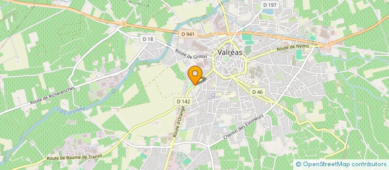 localisation de l'entreprise SCI BEA à VALREAS