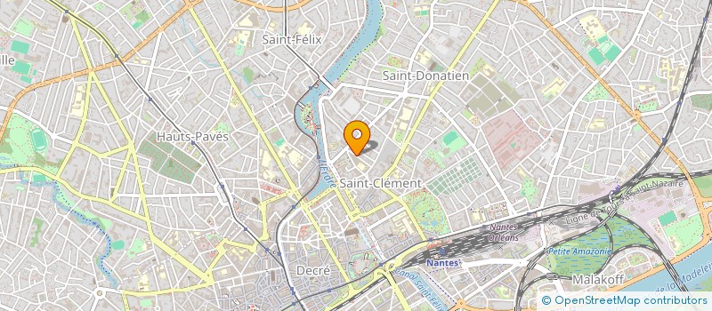 localisation de l'entreprise SCI BEA à NANTES