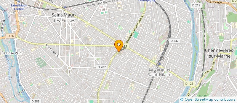 localisation de l'entreprise SCI BEA à SAINT-MAUR-DES-FOSSES