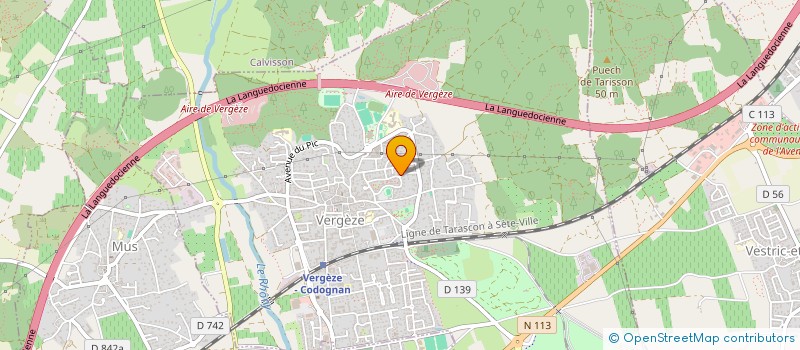 localisation de l'entreprise SCI BEA  VERGEZE