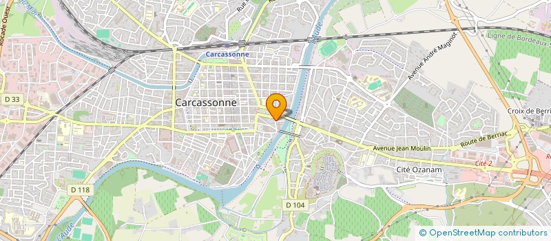 localisation de l'entreprise SCI BEACROFT à CARCASSONNE