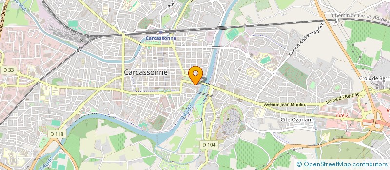 localisation de l'entreprise SCI BEACROFT ET BEACROFT à CARCASSONNE