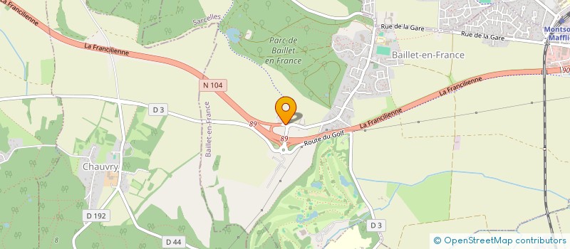 localisation de l'entreprise SCI BEAD  BAILLET-EN-FRANCE