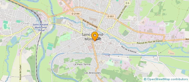 localisation de l'entreprise SCI BEAI  SAINT-AMAND-MONTROND