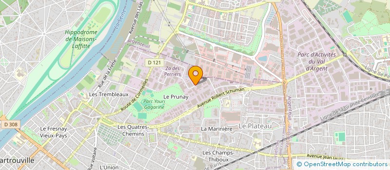 localisation de l'entreprise SCI BEAL  SARTROUVILLE