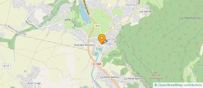 localisation de l'entreprise SCI BEAL  LA BALME-DE-SILLINGY