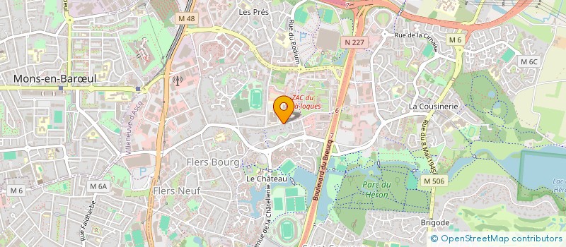 localisation de l'entreprise SCI BEALI à VILLENEUVE-D'ASCQ