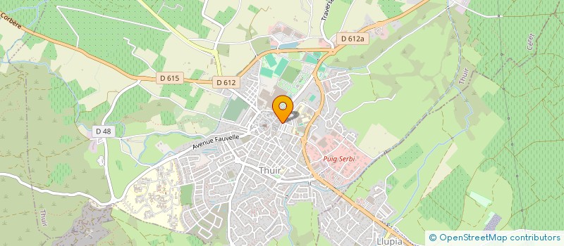 localisation de l'entreprise SCI BEAMI  THUIR