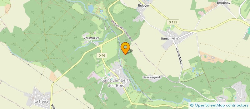 localisation de l'entreprise SCI BEARA  MILON-LA-CHAPELLE