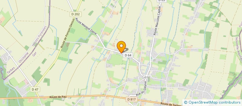 localisation de l'entreprise SCI BEARN'IMMO  GER