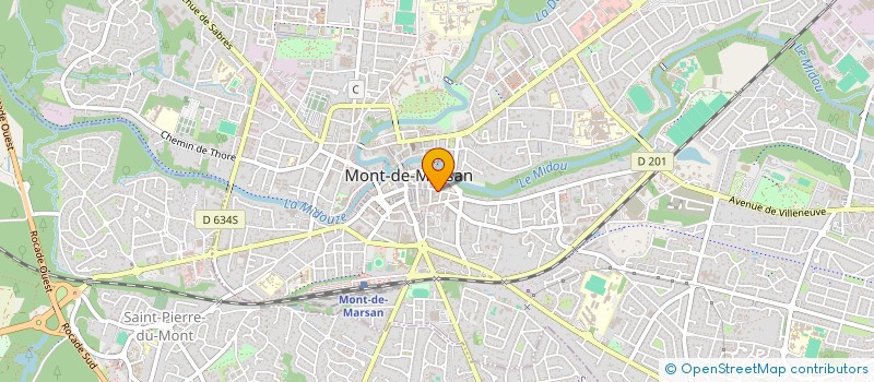 localisation de l'entreprise SCI BEARNAISE à MONT-DE-MARSAN
