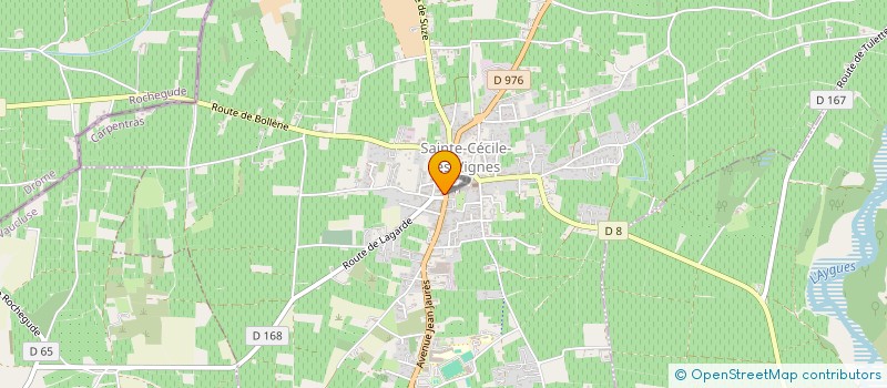 localisation de l'entreprise SCI BEARO  SAINTE-CECILE-LES-VIGNES