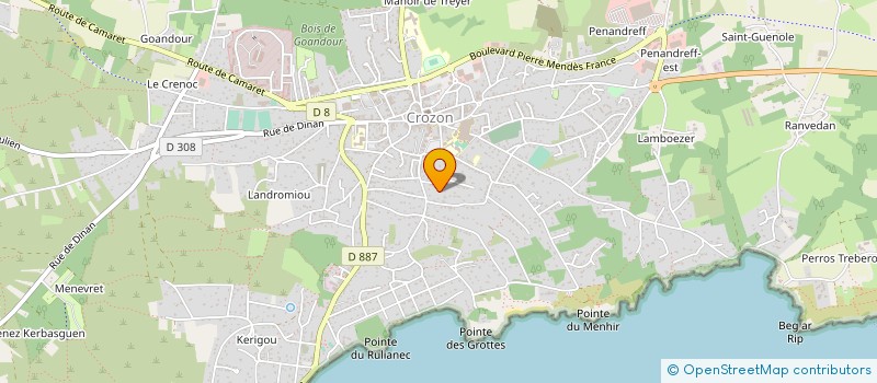 localisation de l'entreprise SCI BEASO  CROZON