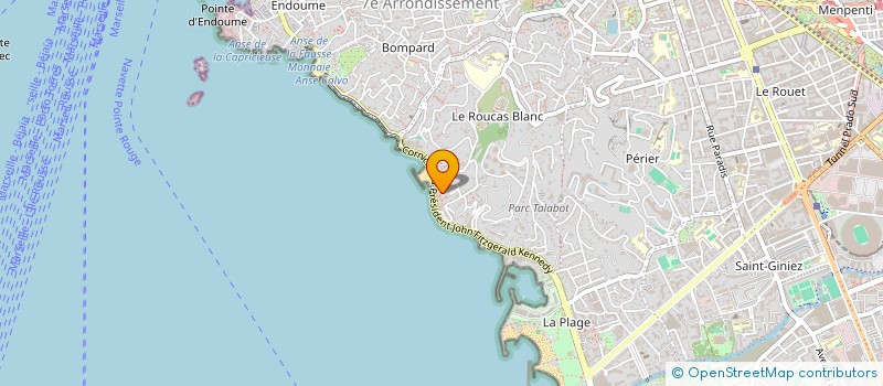 localisation de l'entreprise SCI BEATITUDE à MARSEILLE
