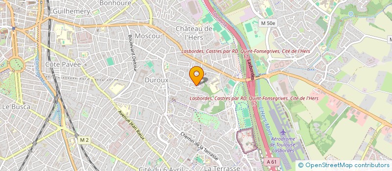 localisation de l'entreprise SCI BEATITUDINEM à TOULOUSE