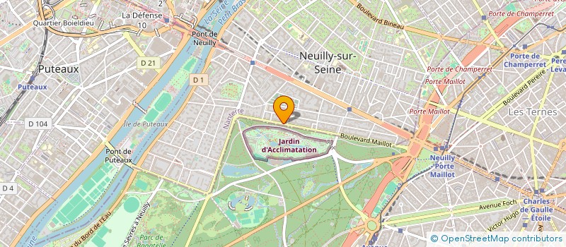 localisation de l'entreprise SCI BEATRICE à NEUILLY-SUR-SEINE