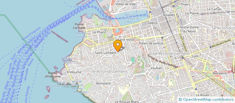 localisation de l'entreprise SCI BEATRICE à MARSEILLE