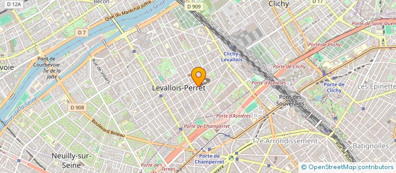 localisation de l'entreprise SCI BEATRICE IMMO 96 à LEVALLOIS-PERRET