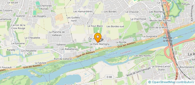 localisation de l'entreprise SCI BEAU CHENE à FONDETTES