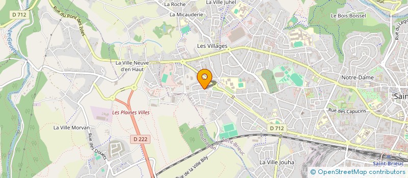 localisation de l'entreprise SCI BEAU FUTUR à SAINT-BRIEUC