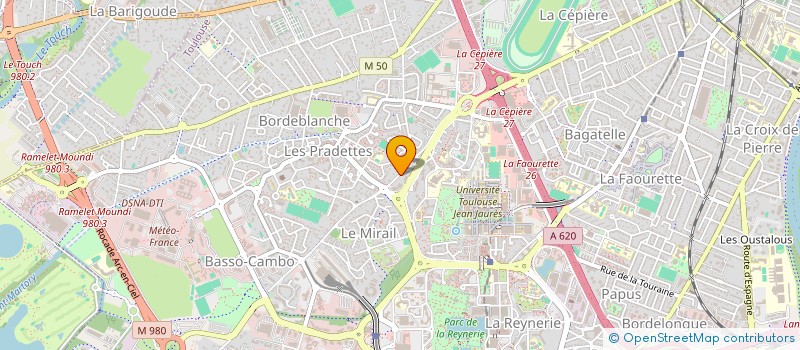 localisation de l'entreprise SCI BEAU GESTE  TOULOUSE