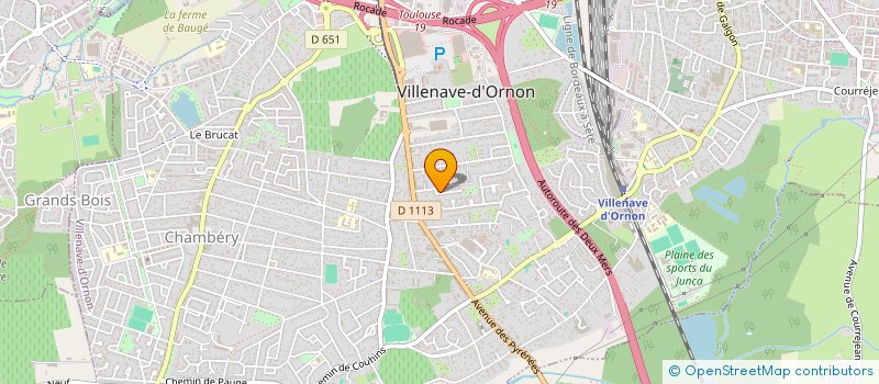 localisation de l'entreprise SCI BEAU PONCIE à VILLENAVE-D'ORNON