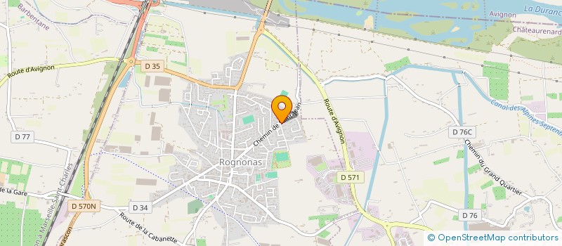 localisation de l'entreprise SCI BEAU REGARD  ROGNONAS