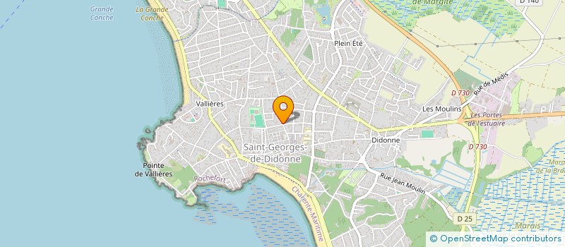 localisation de l'entreprise SCI BEAU REPERE  SAINT-GEORGES-DE-DIDONNE