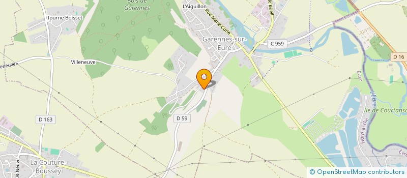 localisation de l'entreprise SCI BEAU RIVAGE  EVREUX