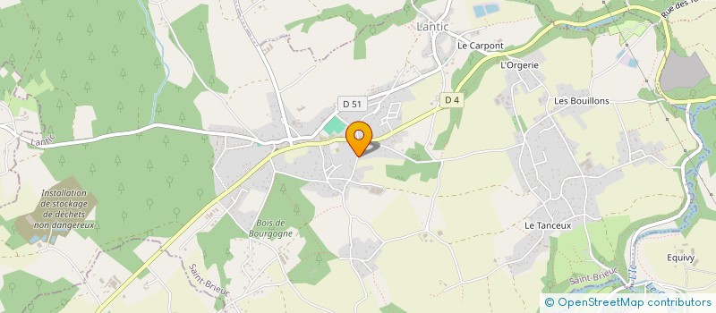 localisation de l'entreprise SCI BEAU RIVAGE  LANTIC