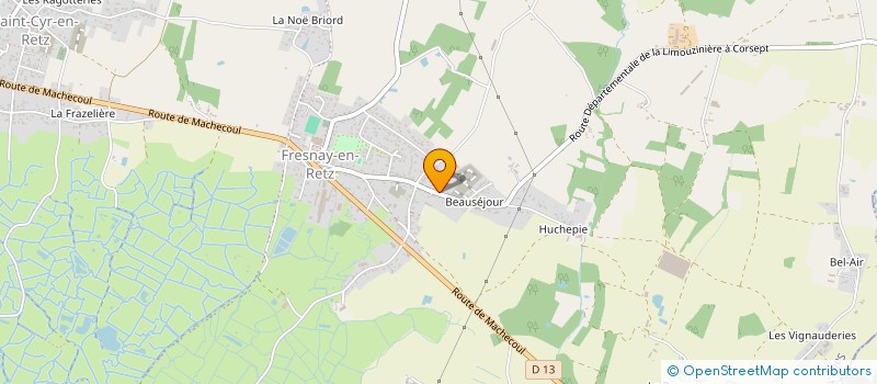 localisation de l'entreprise SCI BEAU SEJOUR  VILLENEUVE-EN-RETZ