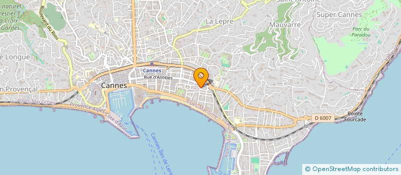 localisation de l'entreprise SCI BEAU SITE  CANNES