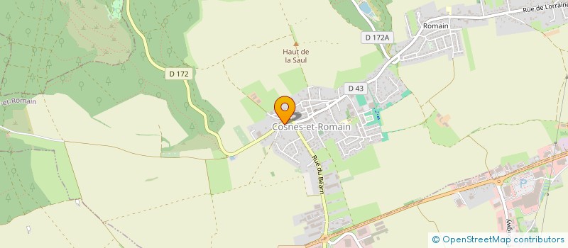 localisation de l'entreprise SCI BEAU SITE  COSNES-ET-ROMAIN