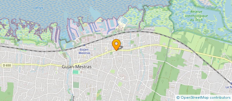 localisation de l'entreprise SCI BEAU SITE MESTRAS  GUJAN-MESTRAS