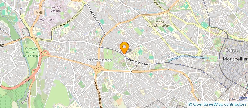 localisation de l'entreprise SCI BEAU SOLEIL à MONTPELLIER